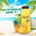 ALPHA 8 FRUIT Juice with NATA De Coco Coconut Cubes Natural Energizer & Immunity Booster, Healthy Juice, High Fiber, Real Natural Taste (Pineapple Juice, Pack of 24)